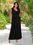 Katie Mermaid Beaded Mesh Floor-Length Dress STKP0022677