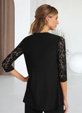 Natalie Cover Up Lace Jumpsuit/Pantsuit black STKP0022692