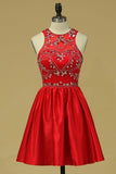 2024 New Arrival Scoop Homecoming Dresses A Line PM5XF1FH